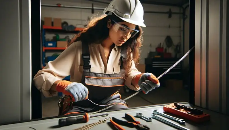Garage Door Cable Repair — Corriganville