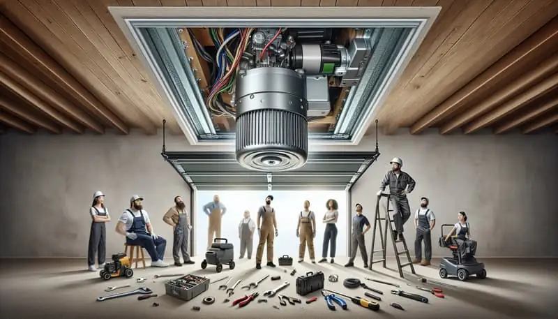 Garage Door Opener Repair — Walnut Square Apartments