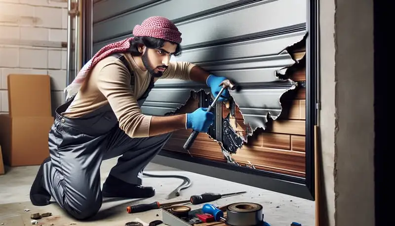 Garage Door Panel Replacement — Winnetka