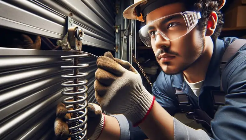 Garage Door Spring Repair — Corriganville