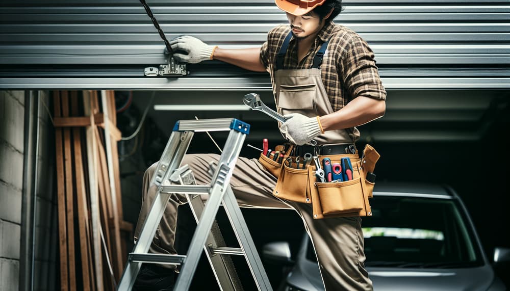 Our professional garage door repair process