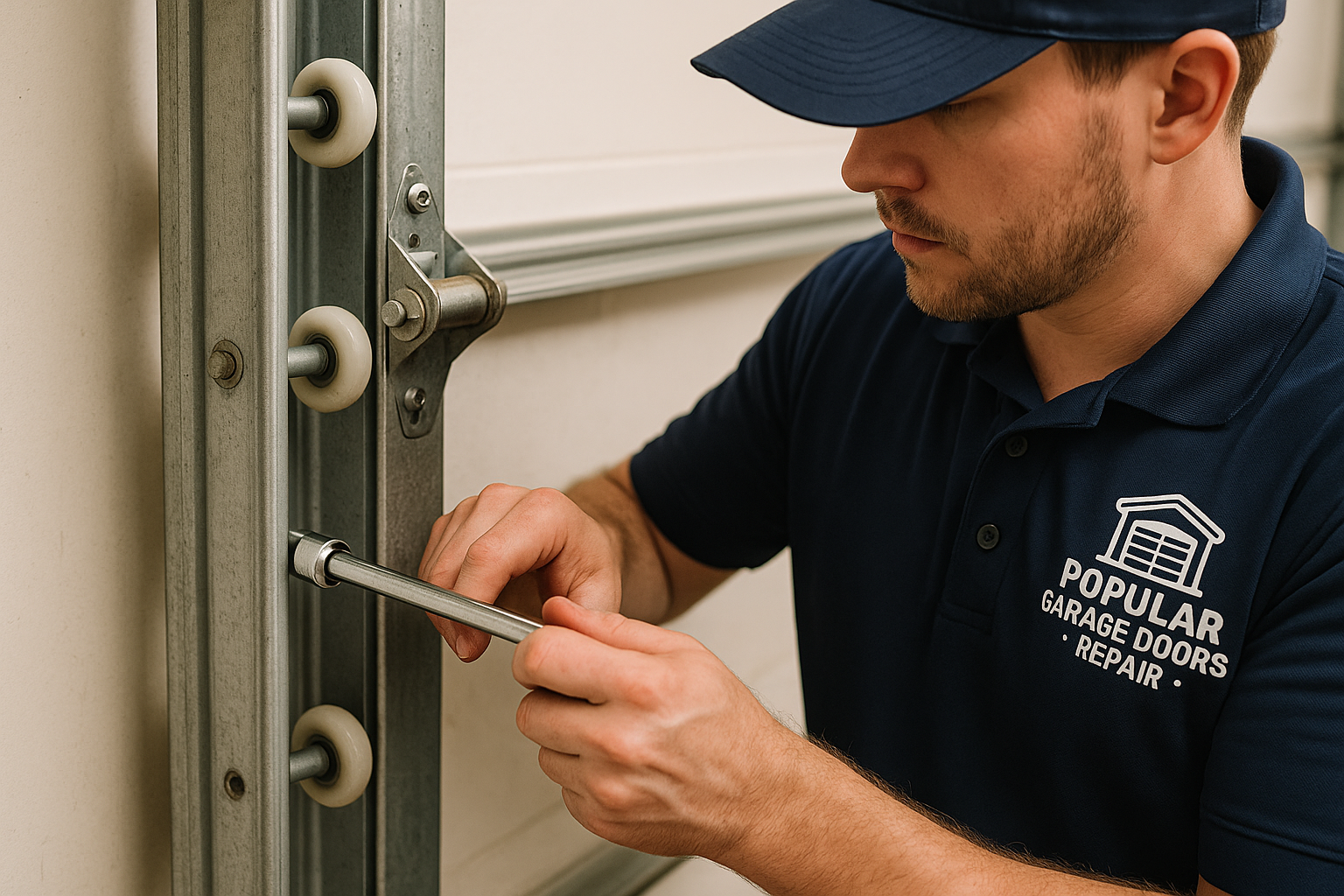 Garage Door Track Repair in Calabasas