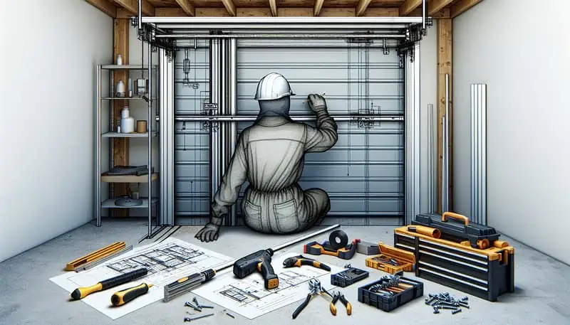 Garage Door Track Repair — Corriganville