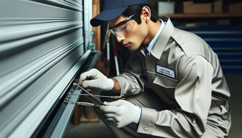 Garage Door Track Repair — Topanga