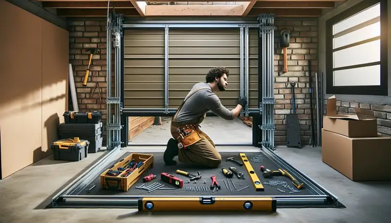 Garage Door Track Repair — Indian Meadows